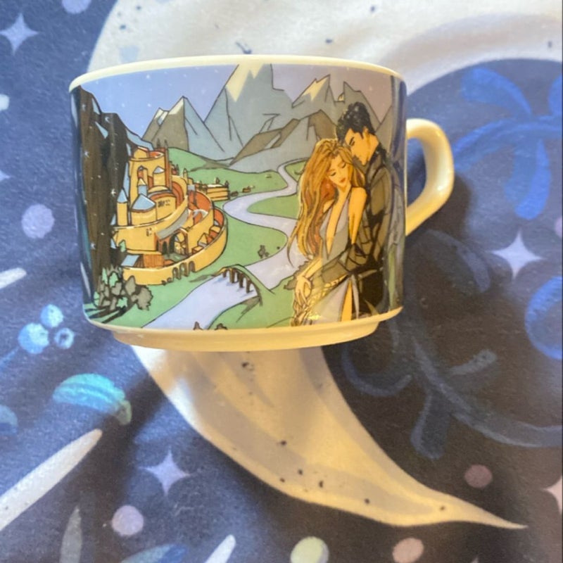 ACOTAR Feyre and Rhysand tea cup