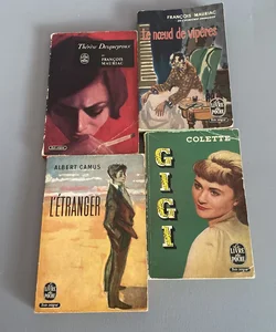 French classic book lot 