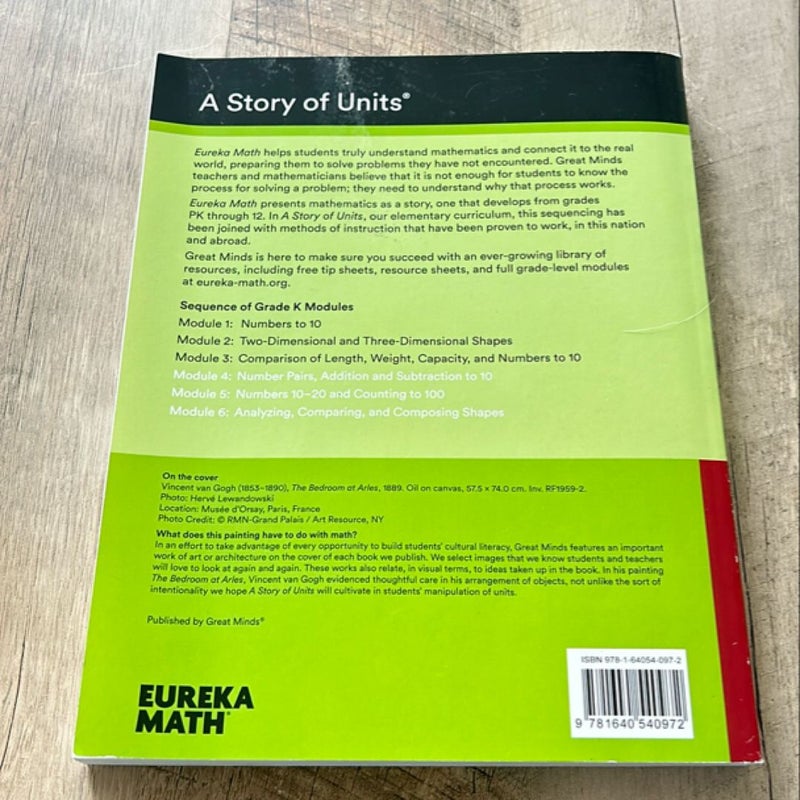 Eureka Math - a Story of Units: Succeed Workbook, Grade K, Modules 4-6