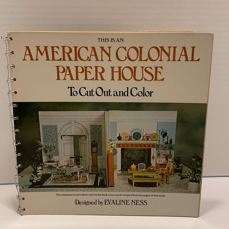 American colonial paper house