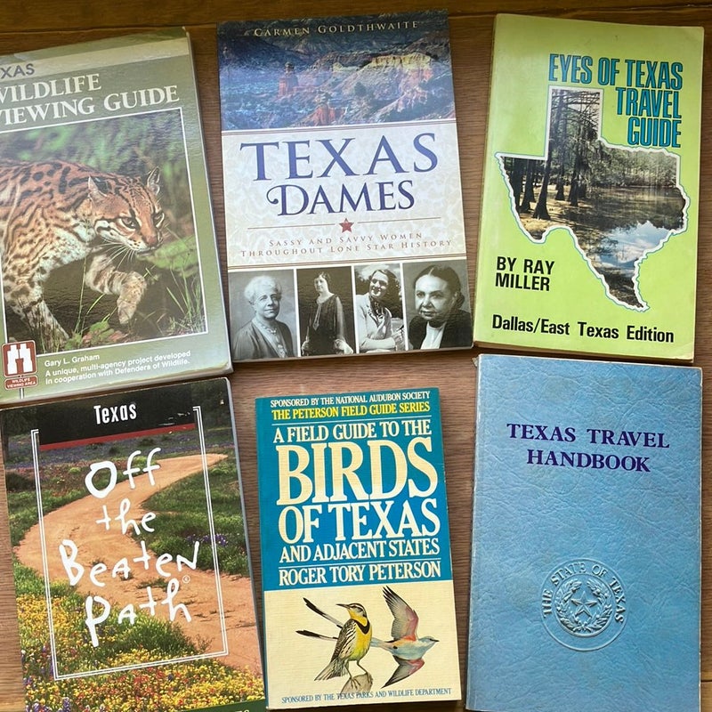Bundle of 6 Books about Texas