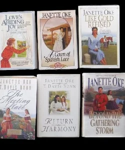 Lot of 6 Inspirational Fiction Books byJanette Oke 