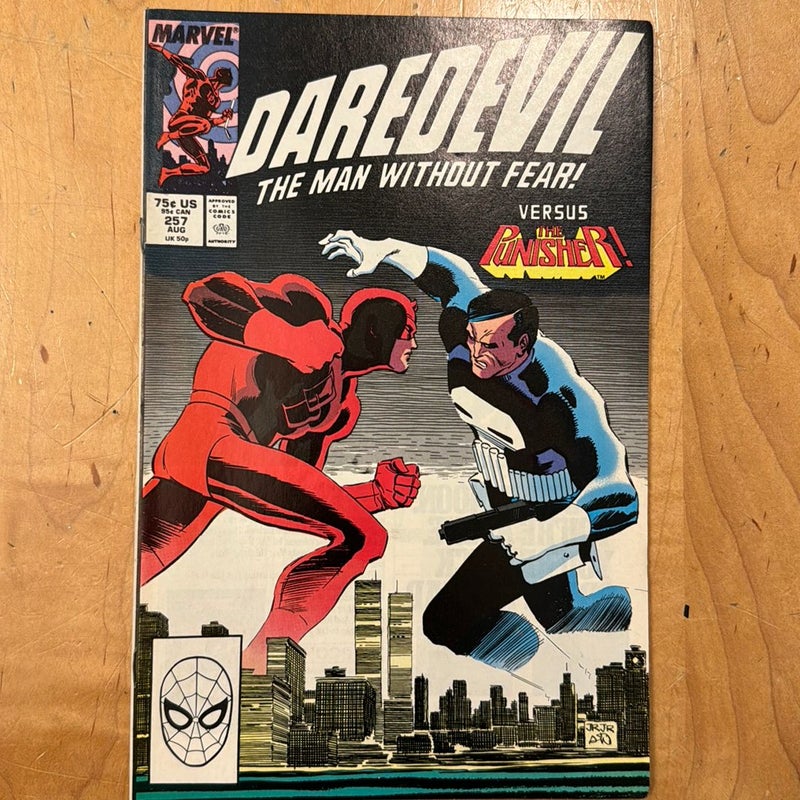 Daredevil Marvel comic 257 Aug
