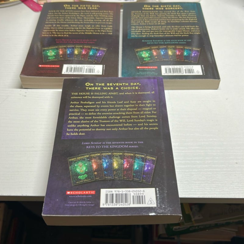 Lot of 7: The Keys to the Kingdom Series