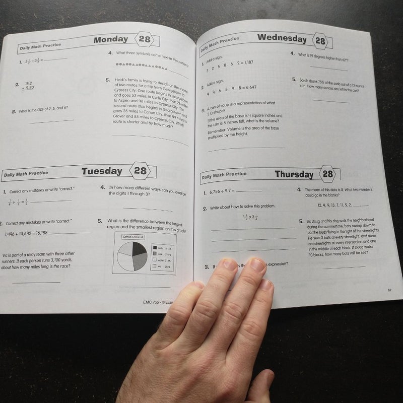 Daily Math Practice (Grade 6+)