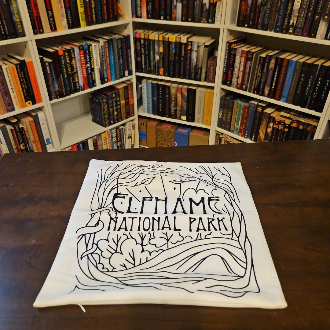 Bookish Box Elfhame National Park Pillow Cover