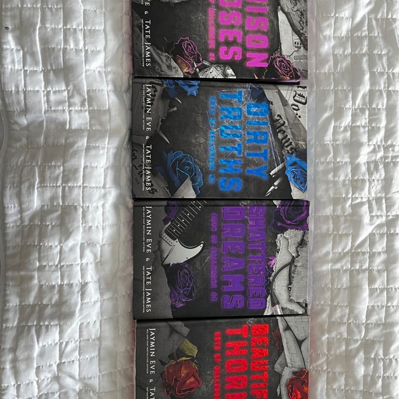Boys of Bellerose  signed babe editions with sprayed edges  