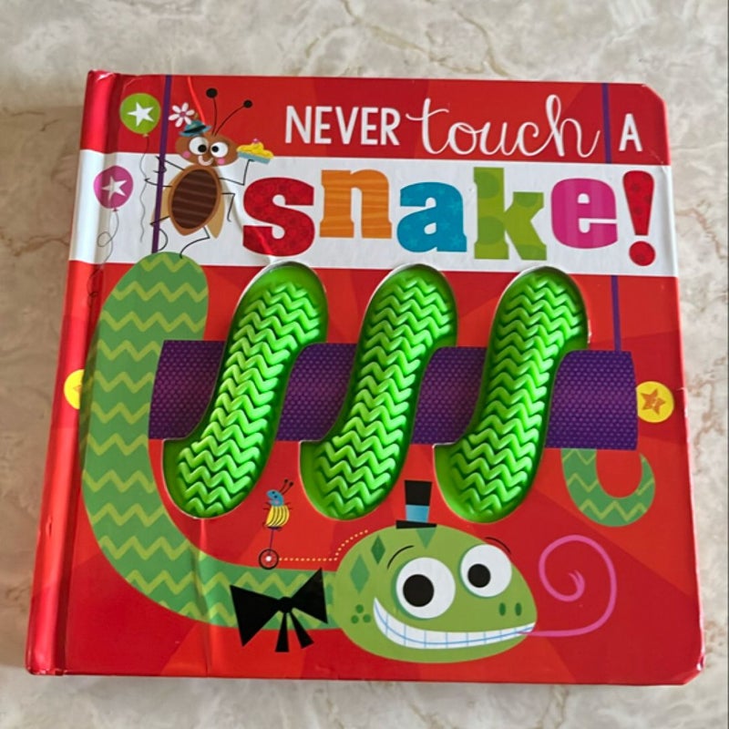 Never Touch a Dinosaur, Monster and Snake bundle of 3 books