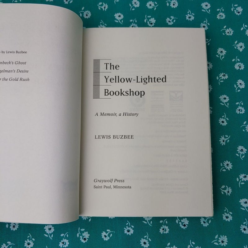 Yellow-Lighted Bookshop