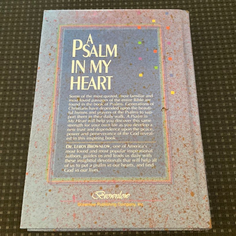 A Psalm In My Heart