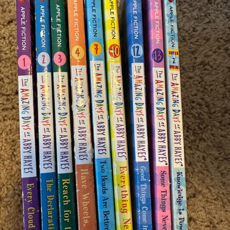 The Amazing Days of Abby Hayes books 