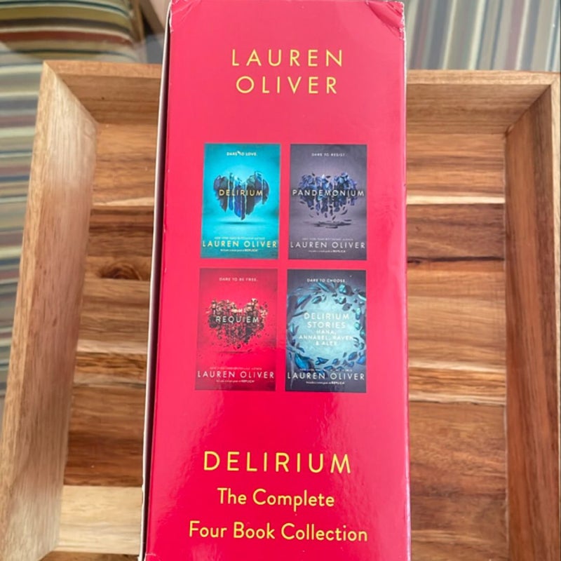 Delirium Complete Four Book Collection 