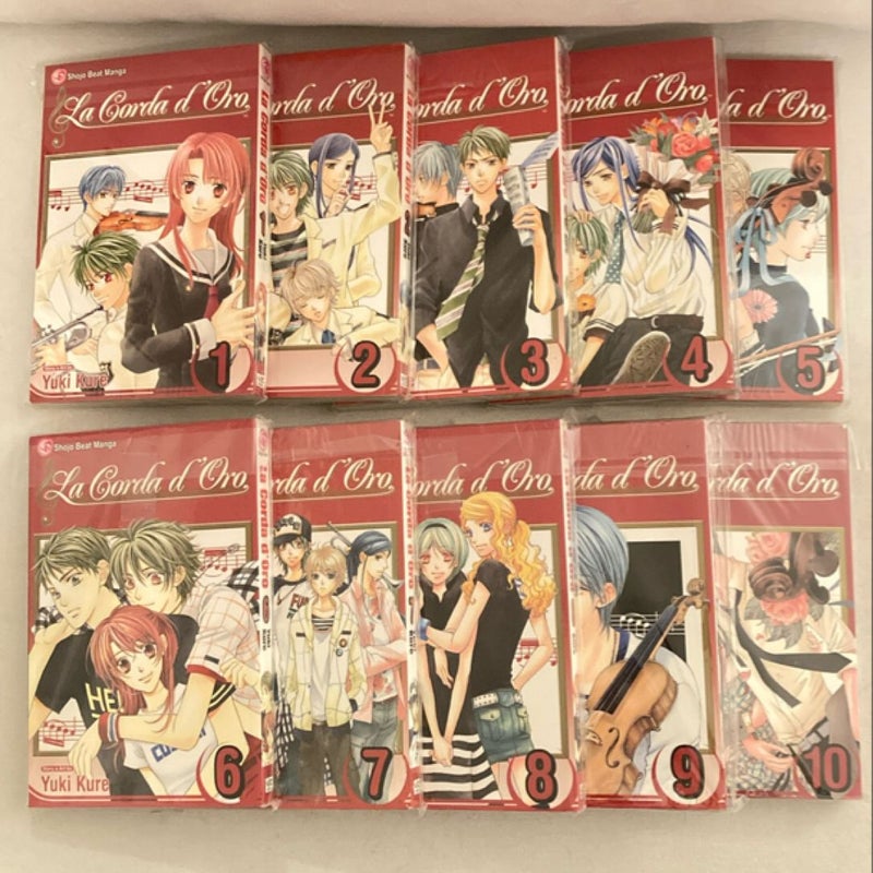 La Corda d’Oro manga Volumes 1-10