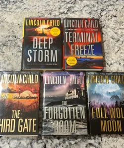 Lot of 5 Books by Lincoln Child 