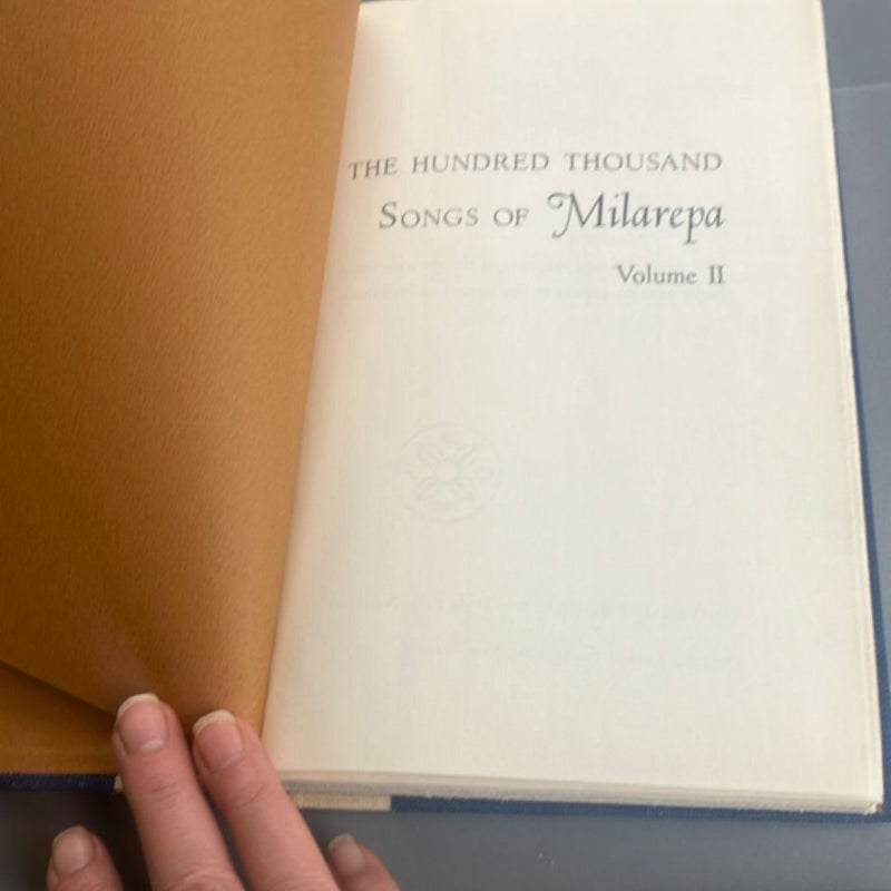 The Hundred Thousand Songs of Milarepa 