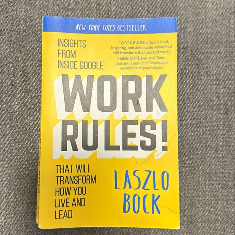 Work Rules!