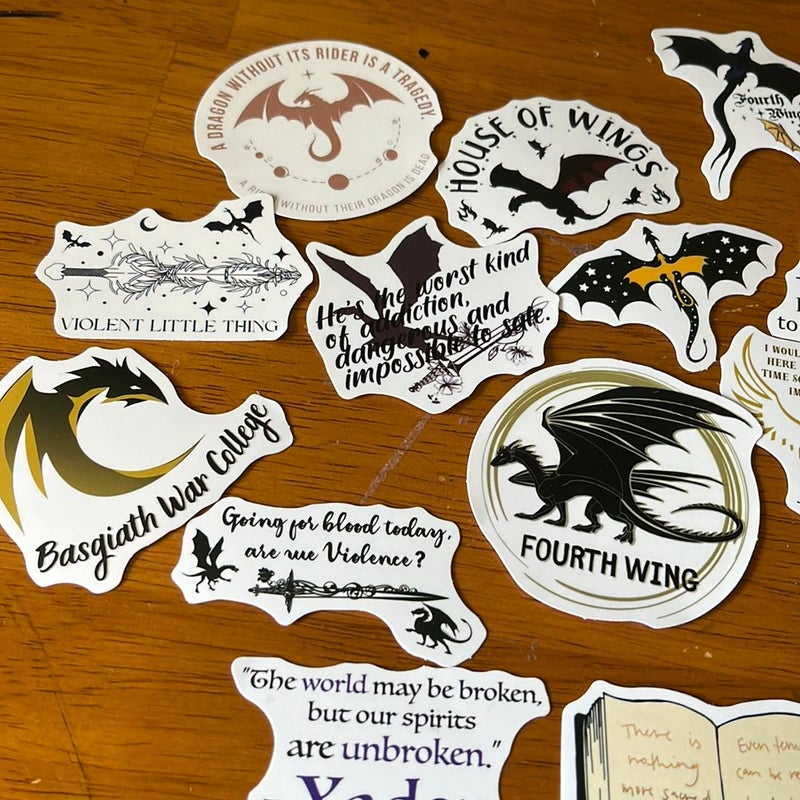 Fourth Wing Stickers 3