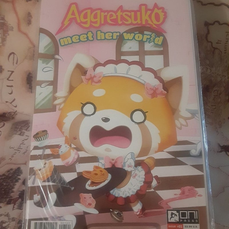 Aggretsuko Meet Her World Oni Sanrio comic book