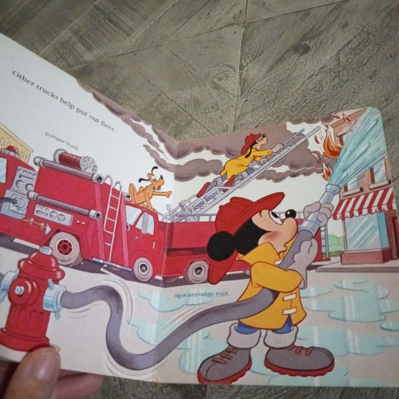Mickey mouse truck book