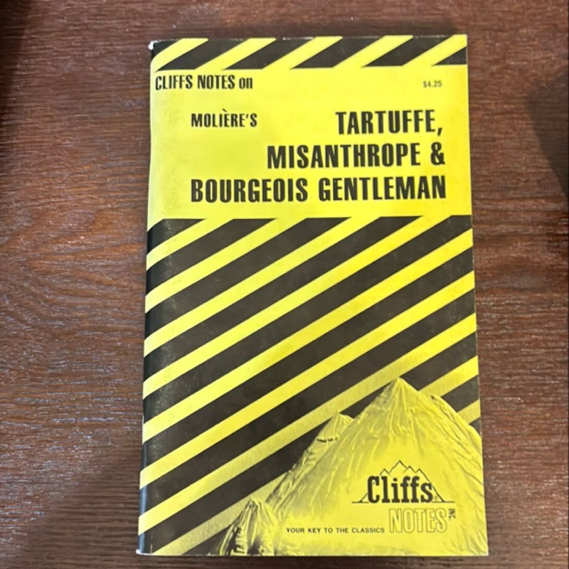 Tartuffe, Misanthrope and the Bourgeois Gentleman