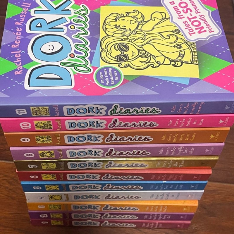 Dork Diaries series books (1-11)