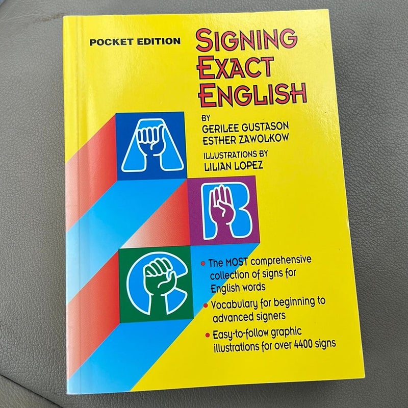 Signing in Exact English