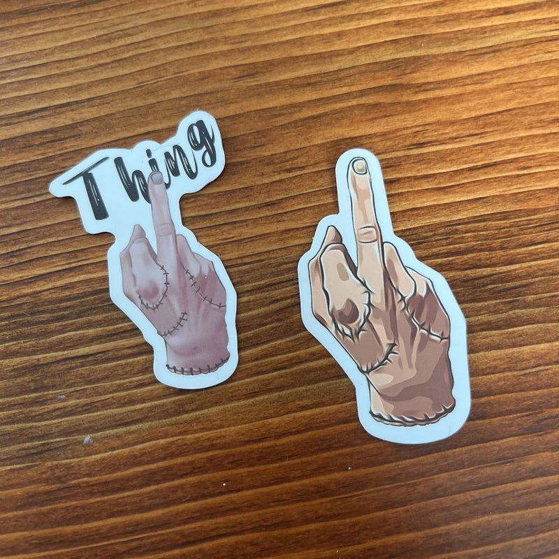 Inappropriate Wednesday stickers