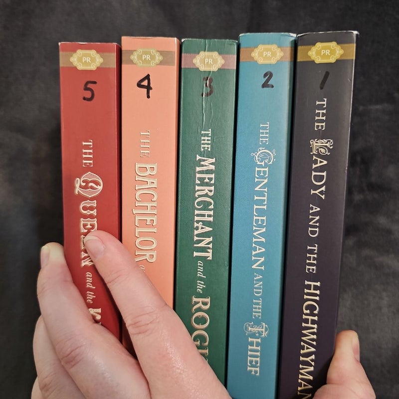 The Dread Penny Society : The Lady And The Highwayman (Proper Romance Victorian)/
The Gentleman and the Thief (Proper Romance Victorian)/The Merchant and the Rogue/The Bachelor and the Bride/The Queen and the Knave