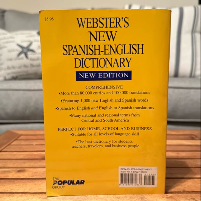 Websters New Spanish English Dictionary V2