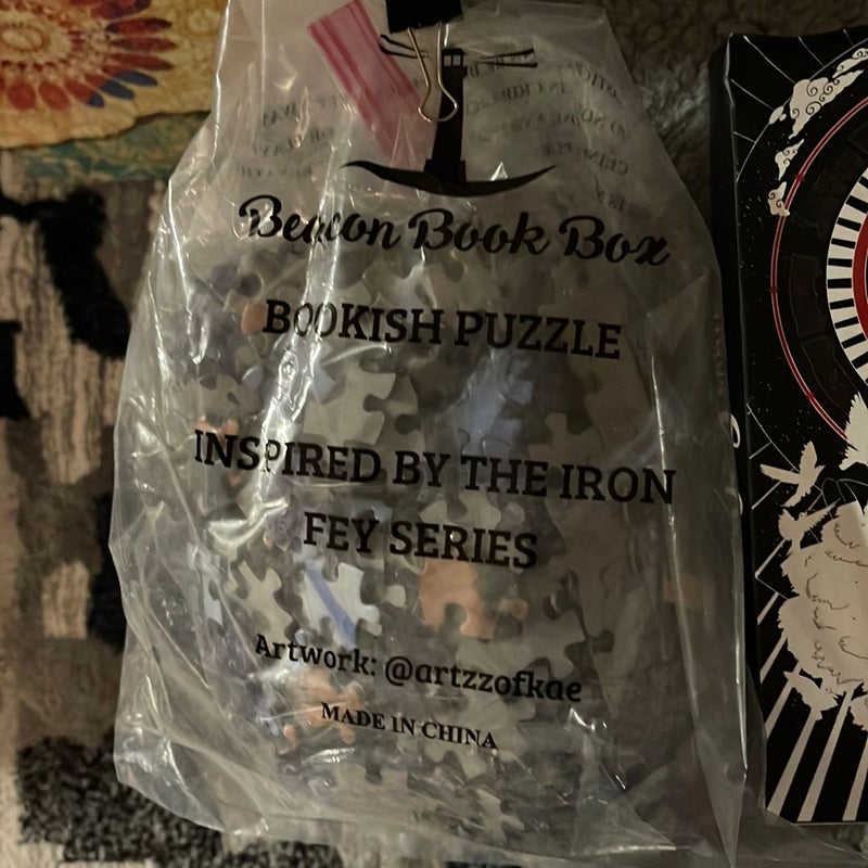 Caraval puzzle and Iron Fey series puzzle bundle