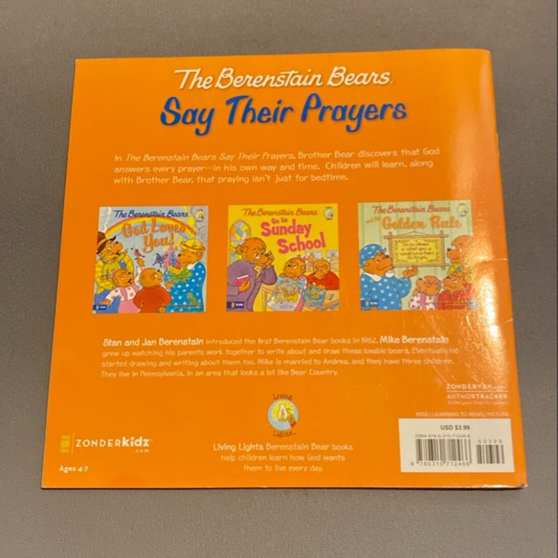 The Berenstain Bears Say Their Prayers