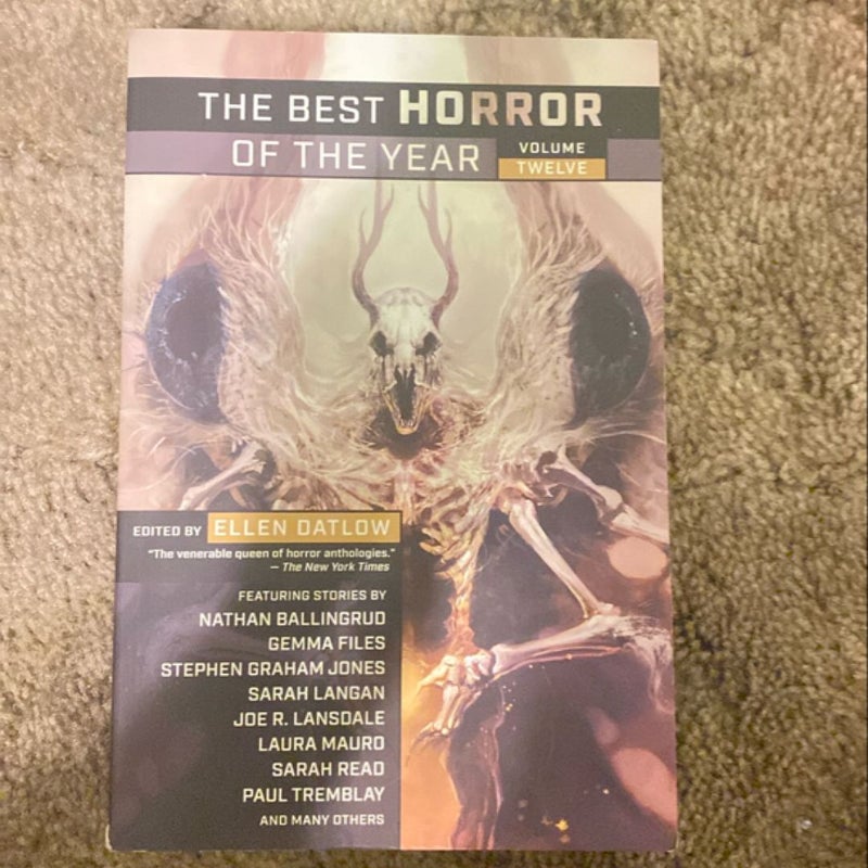 The Best Horror of the Year Volume Twelve