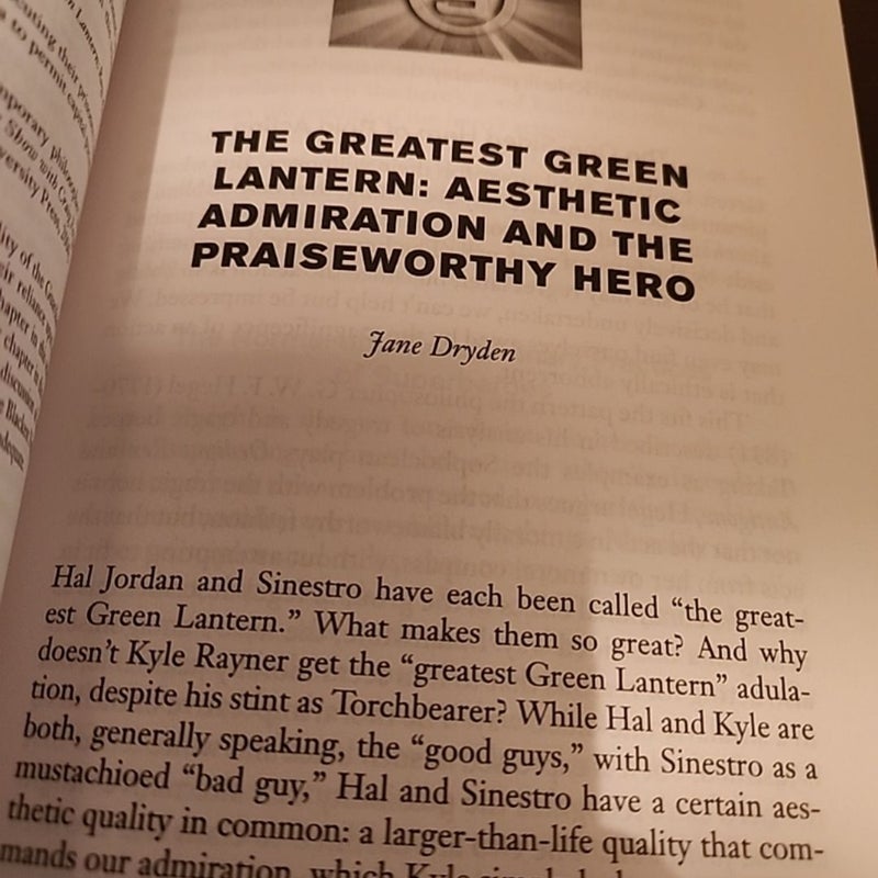 Green Lantern and Philosophy