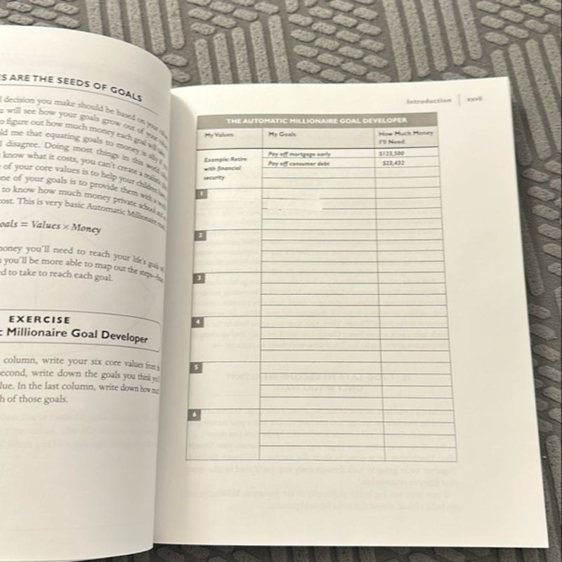 The Automatic Millionaire Workbook