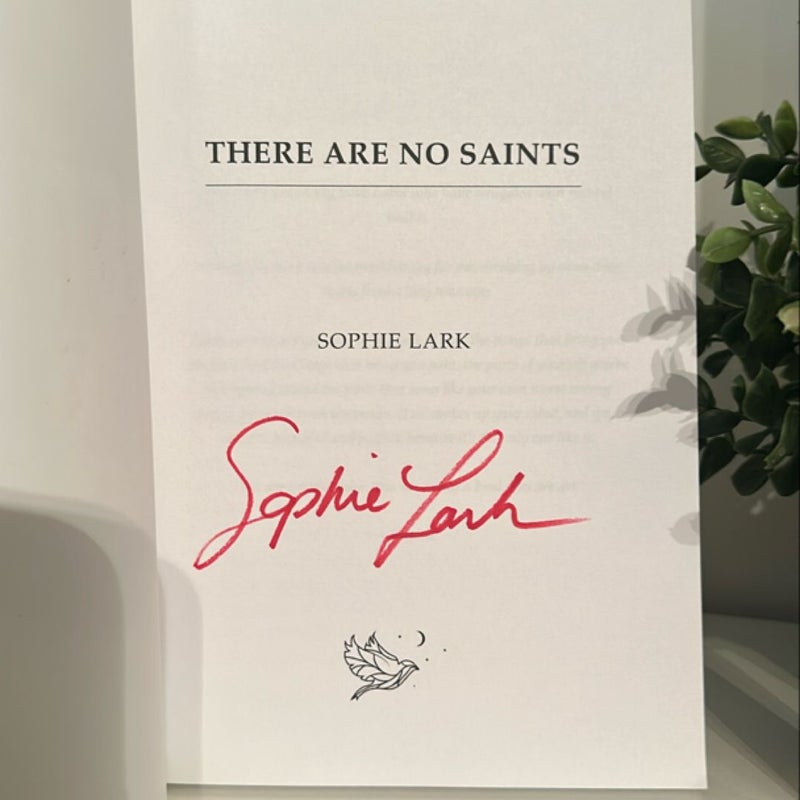 There Are No Saints **SIGNED COPY**