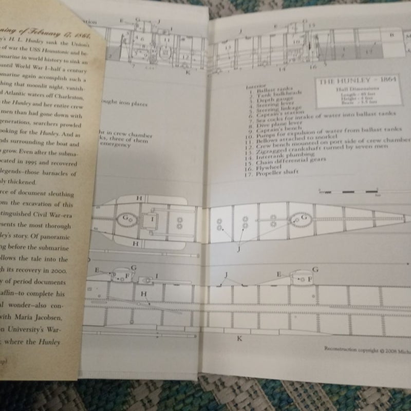 The H. L. Hunley SIGNED 1st ed.