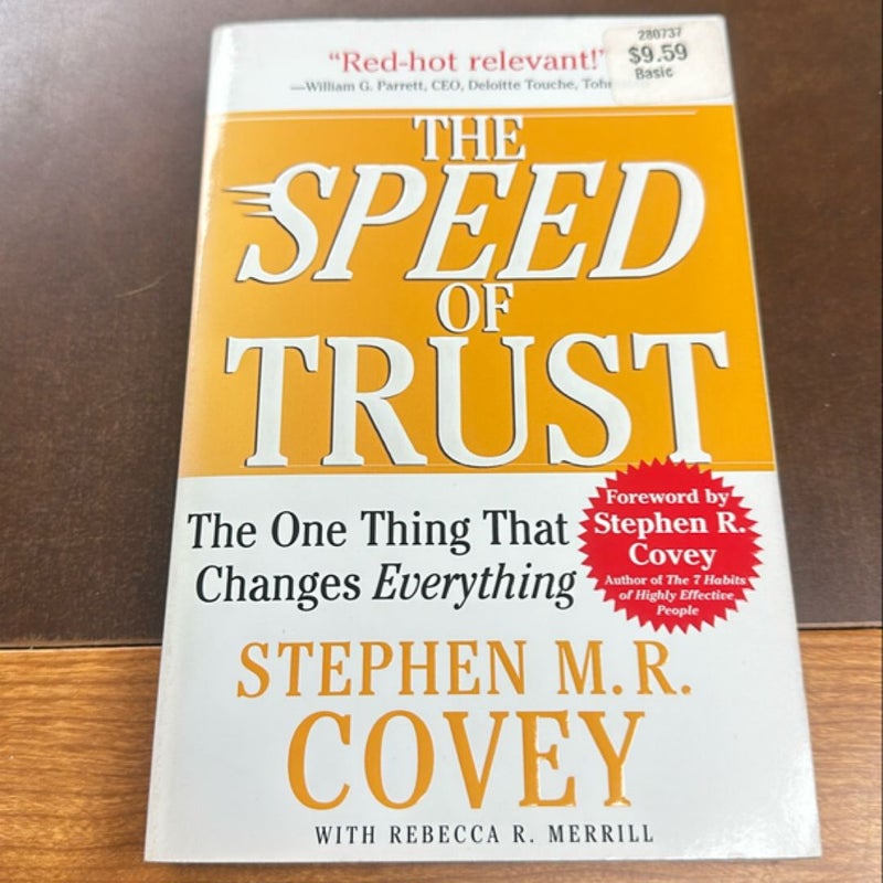 The SPEED of Trust