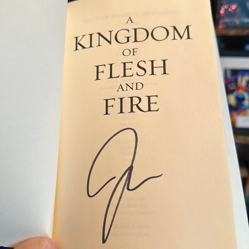 A Kingdom of Flesh And Fire -Apollycon Exclusive Signed 