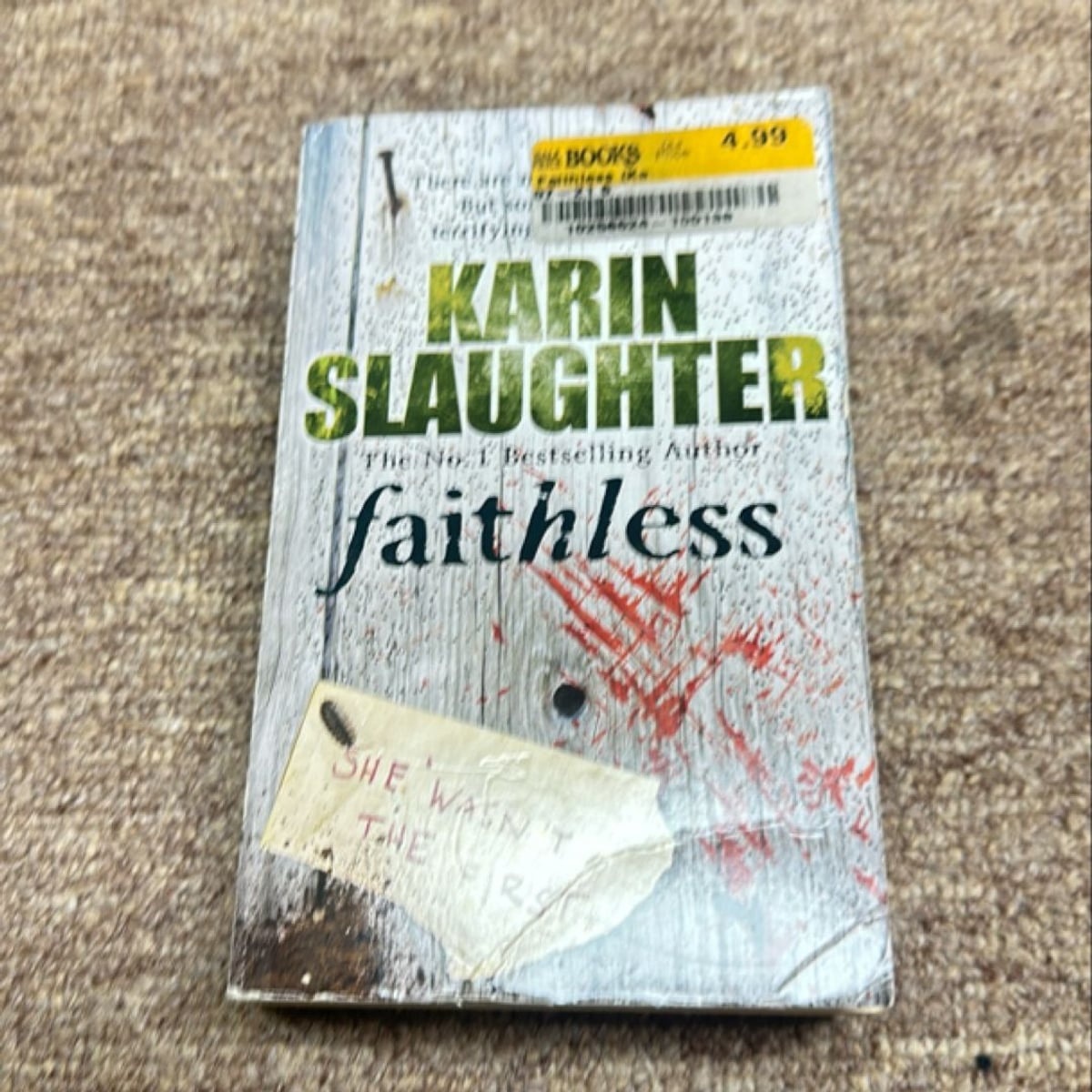 Faithless by Karin slaughter, Paperback | Pangobooks