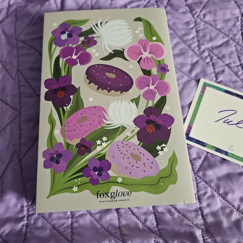 Foxglove Forget Me Not signed bookplate