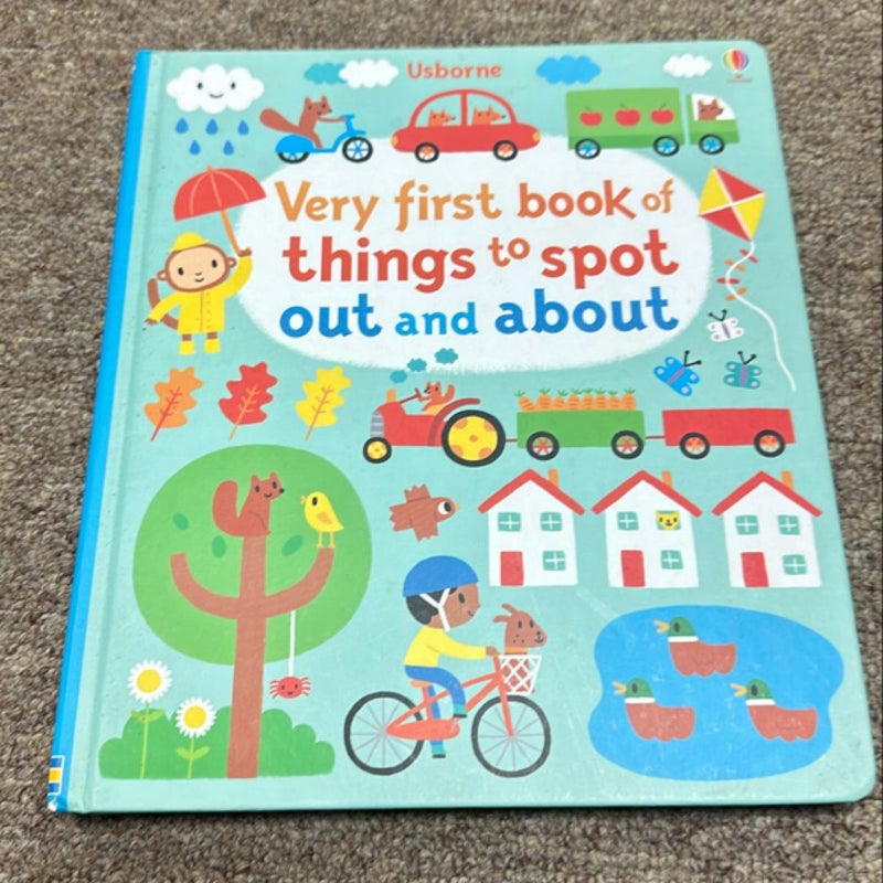 Very first book of things to spot out and about