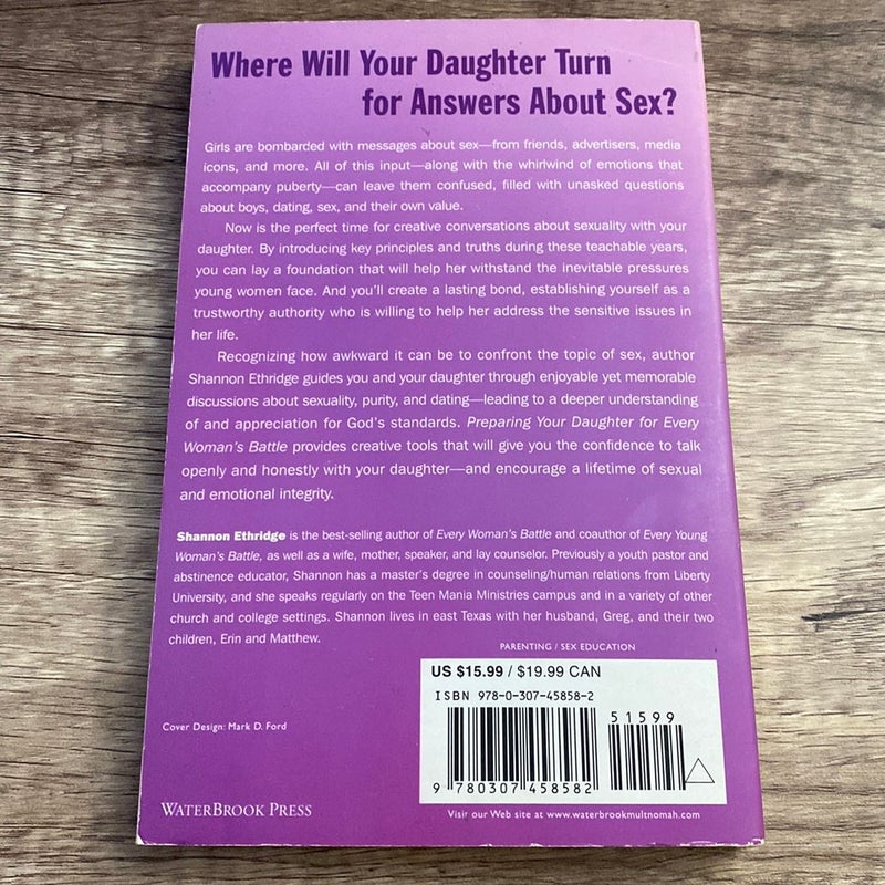 Preparing Your Daughter for Every Woman's Battle