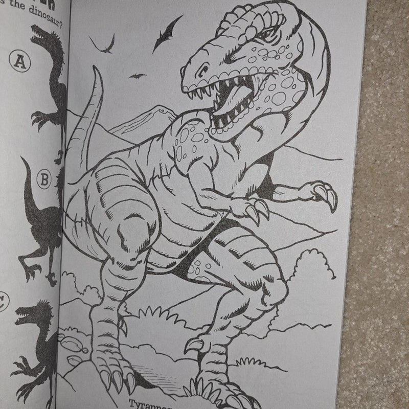 2 Dinosaurs Coloring Books