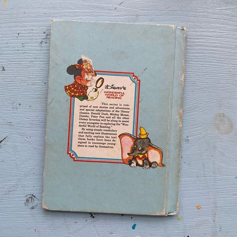 80s Vintage Disney Pluto the Detective Picture Book