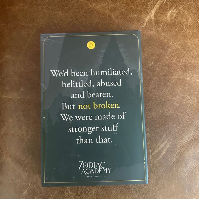 Zodiac academy bookish box ruthless fae