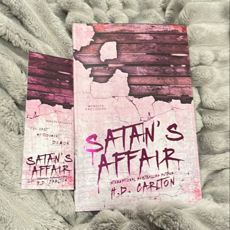 Satans Affair WE Signed Sprayed Edges by H. D. Carlton