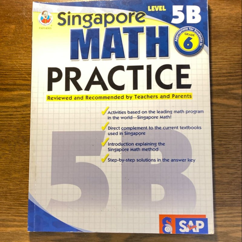 Singapore Math Practice, Level 5b