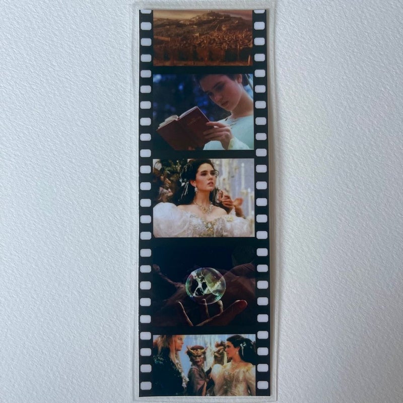 Labyrinth film strip bookmark 