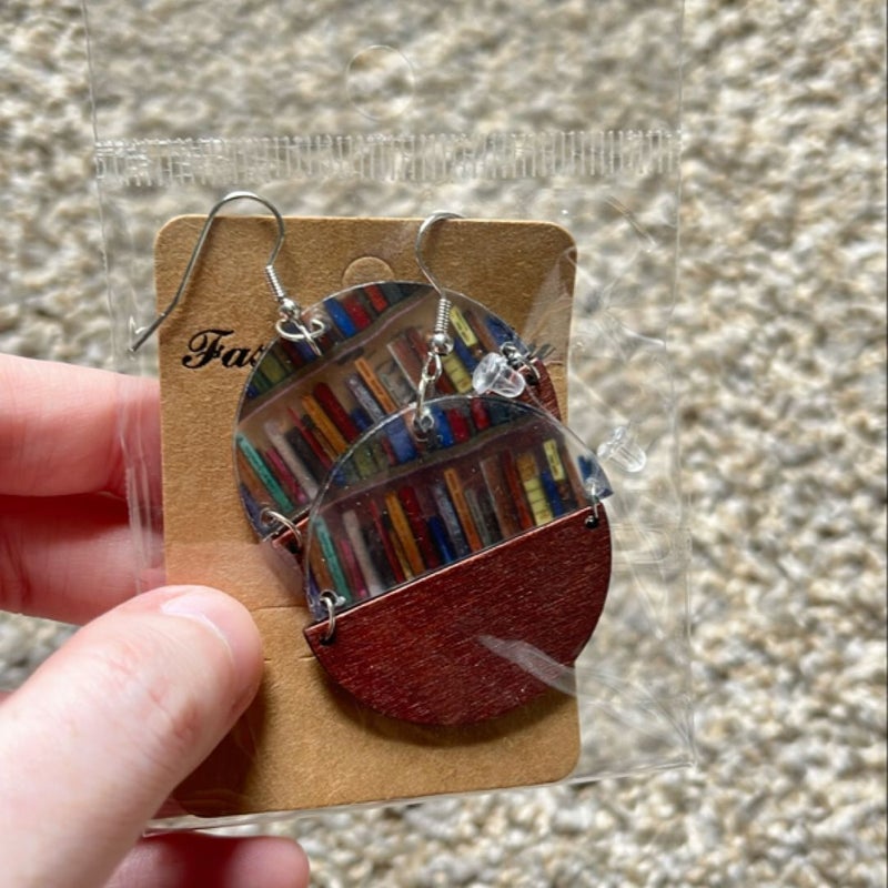 Book Earrings