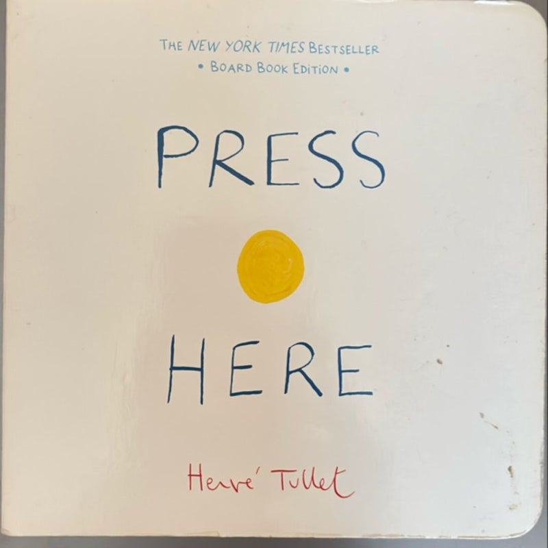 Press Here (Baby Board Book, Learning to Read Book, Toddler Board Book, Interactive Book for Kids)